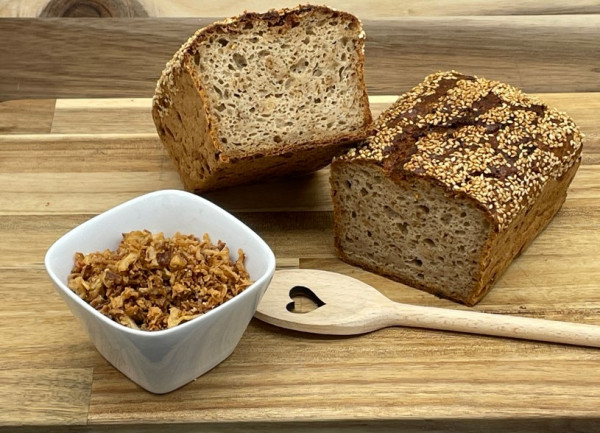 Zwiebel Mischbrot mit Dinkelmehl